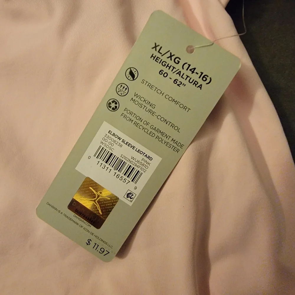 Danskin Now Stretch Comfront‎ Size L & XL (10-12, 14-16)